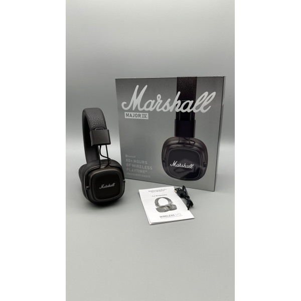 Беспроводные наушники Marshall Major IV Bluetooth с возможностью складывания черные