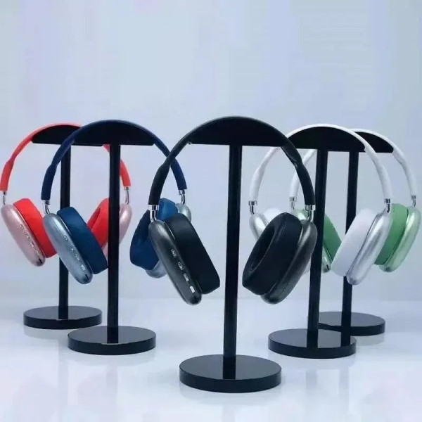 Беспроводные наушники Macaron P9 Max Bluetooth стерео с кейсом и MP3 функцией