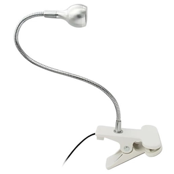 LED лампа для сушки гель-лака HA-141 5 Вт с USB портом и прищепкой ультрафиолетовая