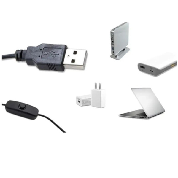 LED лампа для сушки гель-лака HA-141 5 Вт с USB портом и прищепкой ультрафиолетовая
