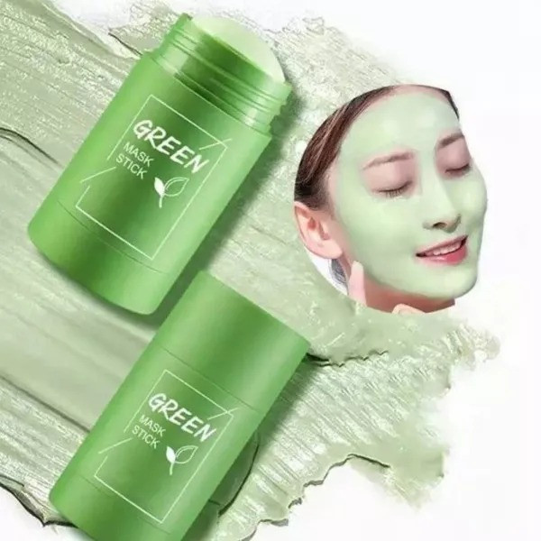 Маска-стик Green Mask Stick для лица от акне и черных точек зеленая