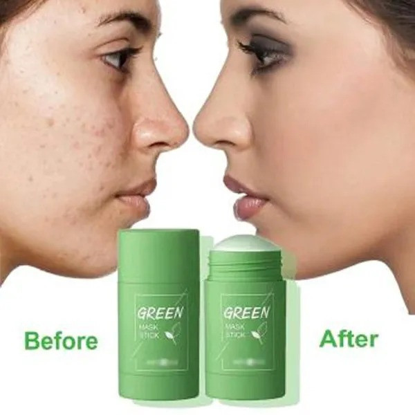 Маска-стик Green Mask Stick для лица от акне и черных точек зеленая