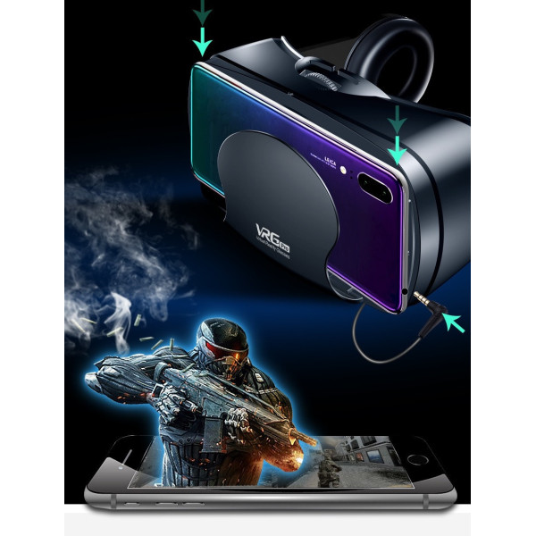 3D очки SHINECON SC-G15E PRO+ с наушниками и пультом виртуальной реальности