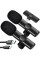Петличный микрофон K11 Wireless Lavalier с адаптером Lightning черный