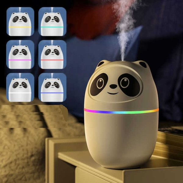 Детский ультразвуковой увлажнитель воздуха Panda Mist XS-168 с подсветкой белый