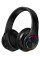 Bluetooth наушники B39 с RGB подсветкой и микрофоном гарнитура черно-белая