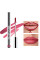 Матовая подводка для губ Peel-Off Lip Liner красно-коричневого оттенка