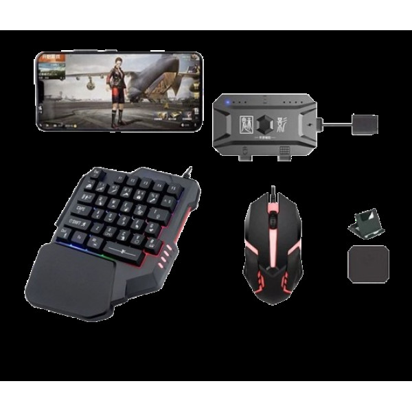 Bluetooth игровой комплект для ПК и смартфонов X1 M1 клавиатура и мышь черная