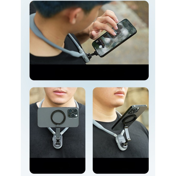 Многофункциональный магнитный держатель для смартфонов TELESIN MNM-001 с MagSafe