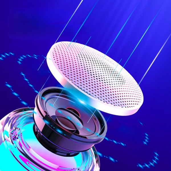 Портативная мини Bluetooth колонка S300 с TWS, звуком 360° и RGB подсветкой