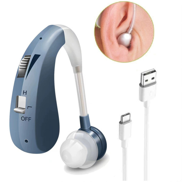 Цифровой слуховой усилитель звука с аккумулятором USB Tecnologia Audifono Gold