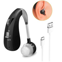 Цифровой слуховой усилитель звука с аккумулятором USB Tecnologia Audifono Gold