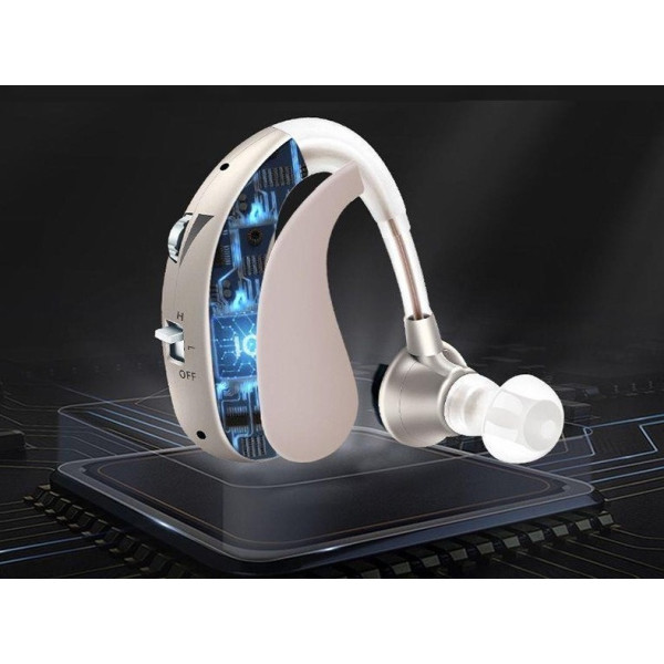 Цифровой слуховой усилитель звука с аккумулятором USB Tecnologia Audifono Gold