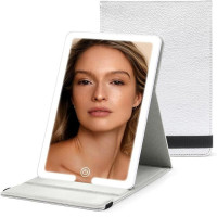 LED зеркало с Аккумулятором для макияжа настольное Makeup Mirror Stand