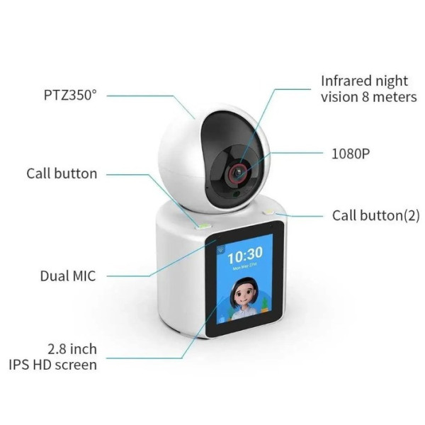 Камера беспроводная с экраном C31 9161 WI-FI для комнатного использования