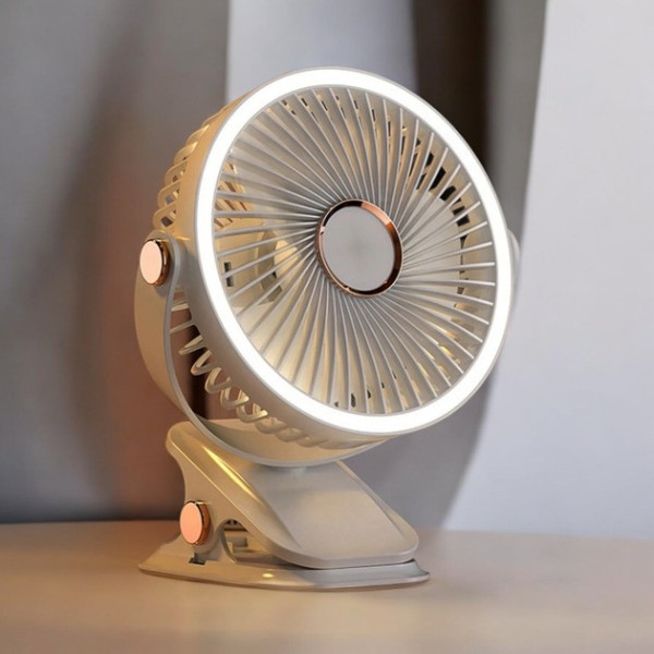 Аккумуляторный вентилятор VHG F03 с подсветкой LED