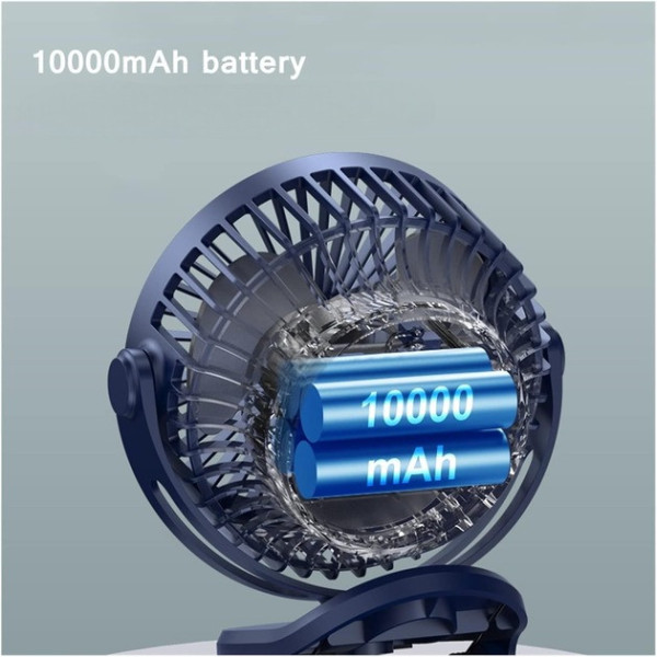 Аккумуляторный вентилятор VHG F03 с подсветкой LED