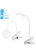 Настольная лампа Weidasi WD-6651 с прищепкой, USB, аккумулятором и LED подсветкой
