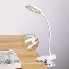 Настольная лампа Weidasi WD-6651 с прищепкой, USB, аккумулятором и LED подсветкой