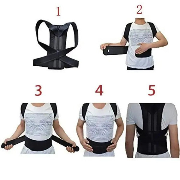 Корректор осанки Back Pain Need Help для поддержки и выравнивания позвоночника