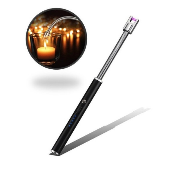 USB зажигалка BBQ lighter электрическая с аккумулятором черная
