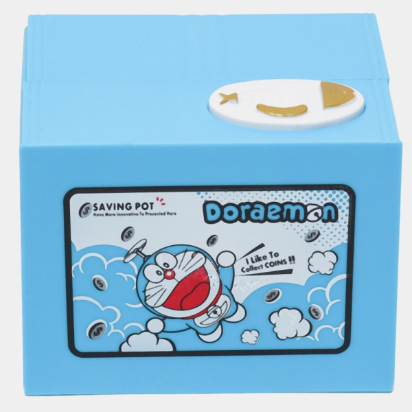 Детская интерактивная копилка DORAEMON на батарейках для монет