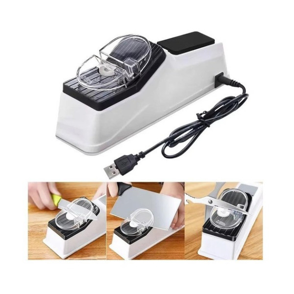 Электрическая точилка ножей с USB подключением Electric Knife Sharpener
