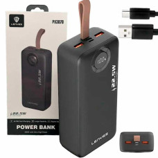 Внешний аккумулятор LENYES PX387D Power bank 30000 мАч компактный
