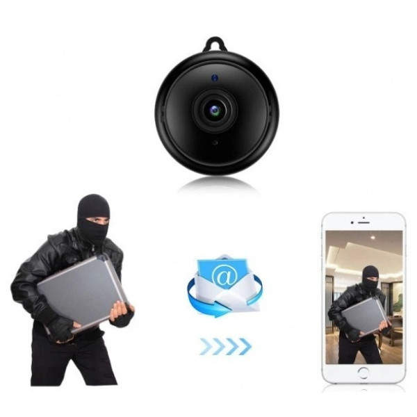 Мини камера V380 WiFi P2P IP 1080p Радио няня с удаленным просмотром