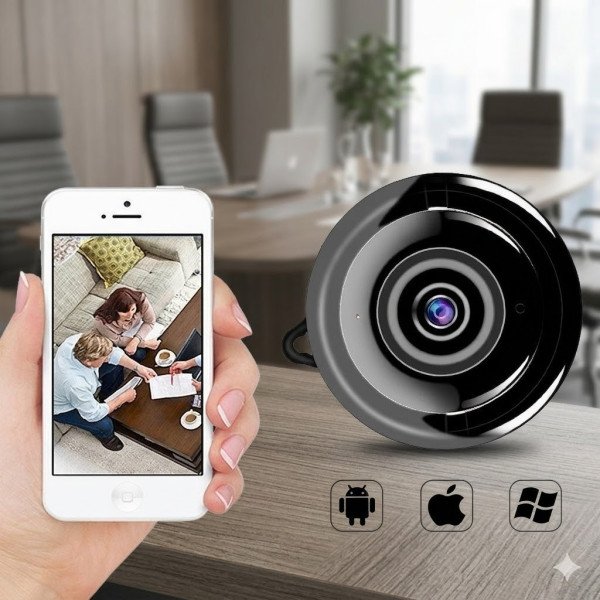 Мини камера V380 WiFi P2P IP 1080p Радио няня с удаленным просмотром