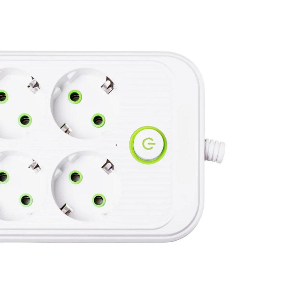 Сетевой удлинитель фильтр питания на 8 розеток 5 USB разветвитель розетки с выключателем 2 м
