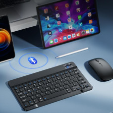 Набор беспроводная клавиатура и мышь AND 5370 Bluetooth комплект для ноутбука компьютера черный