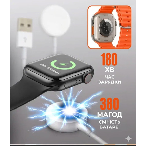 Набор 3в1 Watch RM22 смарт часы беспроводные наушники Air Pro и Power Bank с беспроводной зарядкой белый