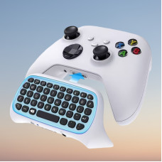 Клавиатура для геймпада PS5 DualSense Bluetooth chatpad с динамиком и аудио разъемом 3.5 мм белый