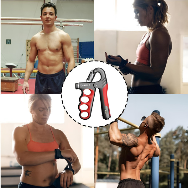 Тренажёр для рук с регулировкой нагрузки и счётчиком повторений Grip Strengthener