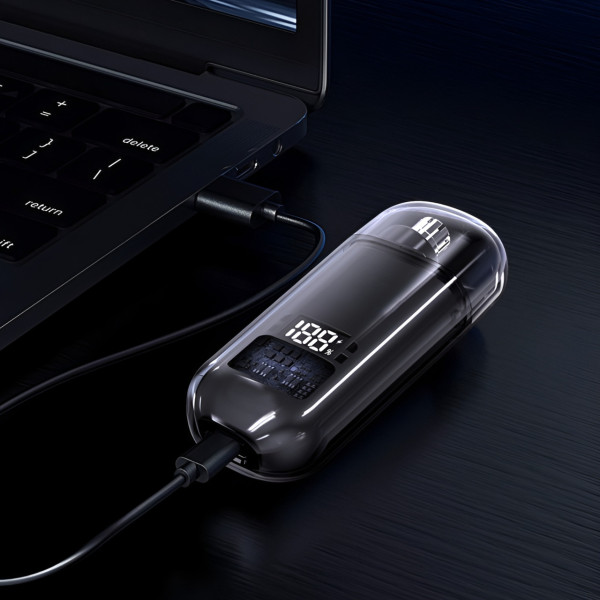 Прозрачный триммер для носа TX05 USB аккумуляторный триммер для удаления волос в носу и ушах, портативный мужской груминг-триммер