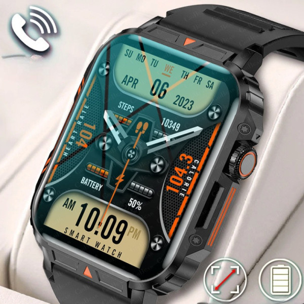 Смарт-часы L81 LIGE с сенсорным экраном и Bluetooth 5.2 Watch для спорта и ежедневного использования черный