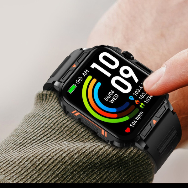 Смарт-часы L81 LIGE с сенсорным экраном и Bluetooth 5.2 Watch для спорта и ежедневного использования черный