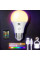 Лампа аккумуляторная E27 A65 , LED лампочка RGB, аварийная лампа с пультом, беспроводная лампа, лампа с аккумулятором и USB