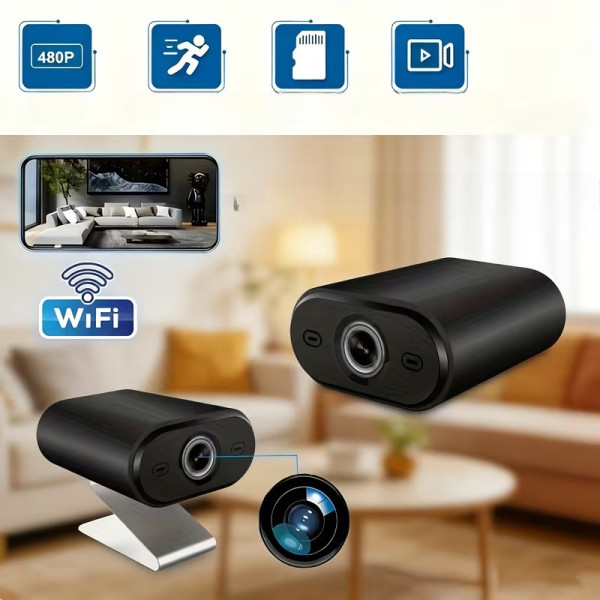 Мини камера видеонаблюдения X6 WiFi, беспроводная камера, для дома, камера с ночным видением и датчиком движения