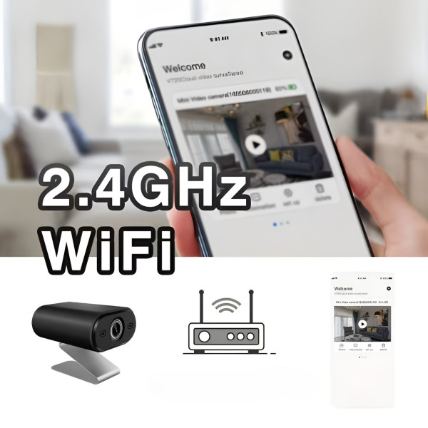 Мини камера видеонаблюдения X6 WiFi, беспроводная камера, для дома, камера с ночным видением и датчиком движения