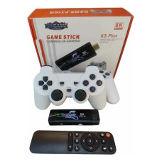 Игровая приставка Game Stick X3 Plus 8K, ретро консоль 3D Game Stick HDMI с беспроводным джойстиком и пультом