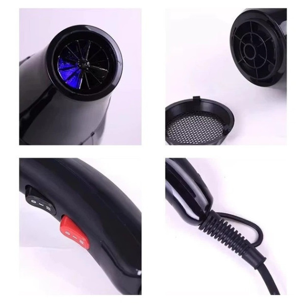 Фен для волос SOKANY HS-3890 2300Вт с ионизацией, профессиональный фен с диффузором и концентратором складная ручка