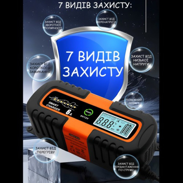 Зарядное устройство 12V Expert ЗУ-400 2287 для аккумуляторов автомобиля универсальное