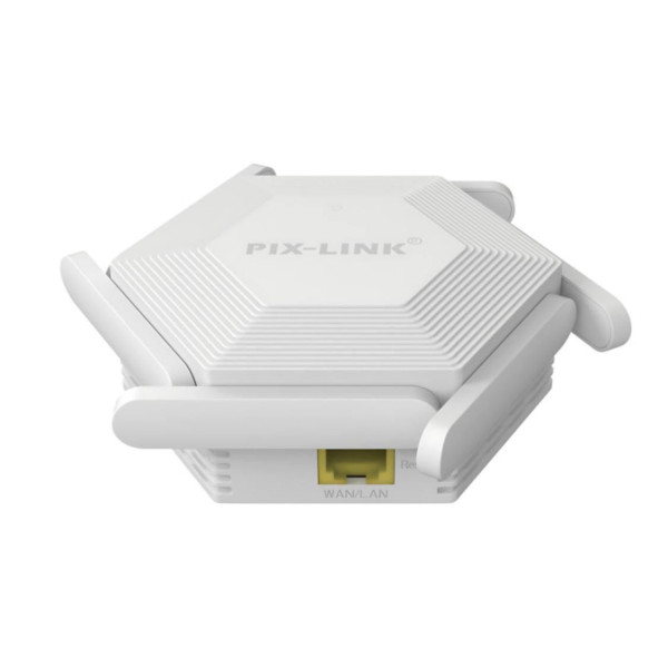Wi-Fi усилитель сигнала WR56T, репитер с 6 антеннами, до 300 Мбит/сек, LAN порт белый