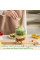 Контейнер для салата Salad Pad AND1662, портативный салатник с боковым отверстием, 300 мл, встроенная миска для заправки