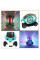 Детская машинка Toy AND CX-865 с LED подсветкой и вращением прозрачный корпус интерактивная