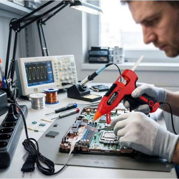 Термоклеевой AND 1982 glue gun 60W для силиконового клея электрический клеевой 220В
