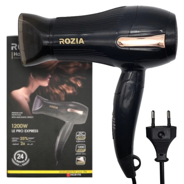 Складной дорожный мини-фен Rozia HC 817О для укладки и сушки волос, компактное портативное устройство со склыдывающейся ручкой