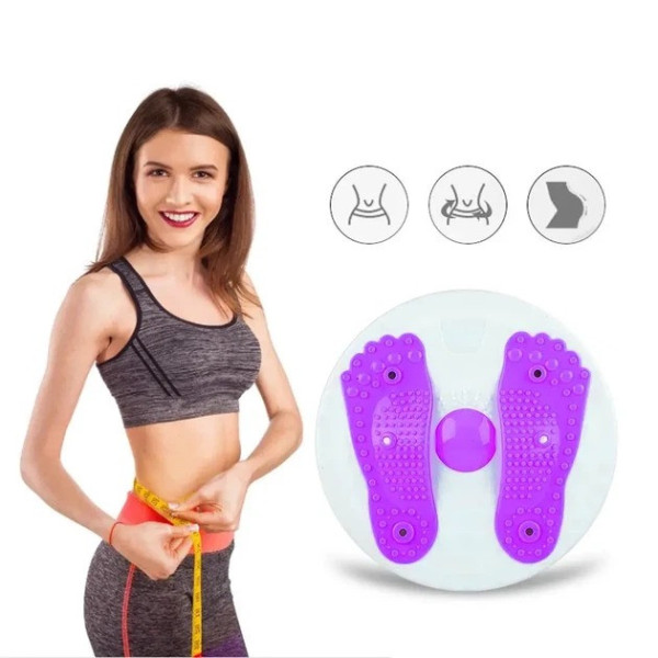 Диск здоровья Waisttwisting, фитнес твистер с эспандерами, балансирующая платформа для талии, домашний тренажер, вращающийся круг